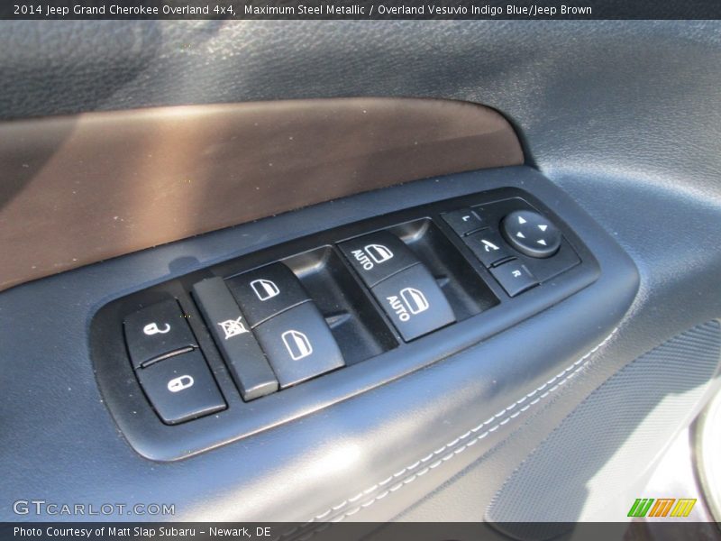 Maximum Steel Metallic / Overland Vesuvio Indigo Blue/Jeep Brown 2014 Jeep Grand Cherokee Overland 4x4