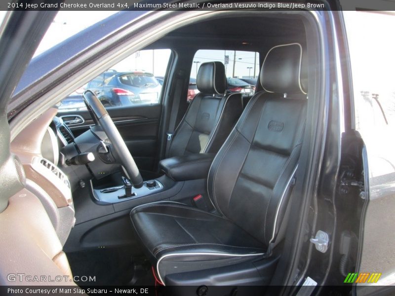 Maximum Steel Metallic / Overland Vesuvio Indigo Blue/Jeep Brown 2014 Jeep Grand Cherokee Overland 4x4