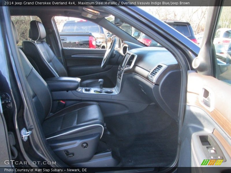 Maximum Steel Metallic / Overland Vesuvio Indigo Blue/Jeep Brown 2014 Jeep Grand Cherokee Overland 4x4