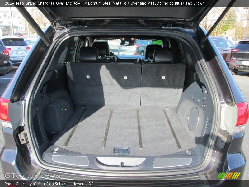 Maximum Steel Metallic / Overland Vesuvio Indigo Blue/Jeep Brown 2014 Jeep Grand Cherokee Overland 4x4