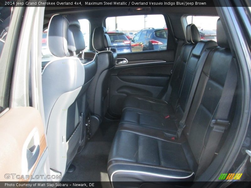 Maximum Steel Metallic / Overland Vesuvio Indigo Blue/Jeep Brown 2014 Jeep Grand Cherokee Overland 4x4