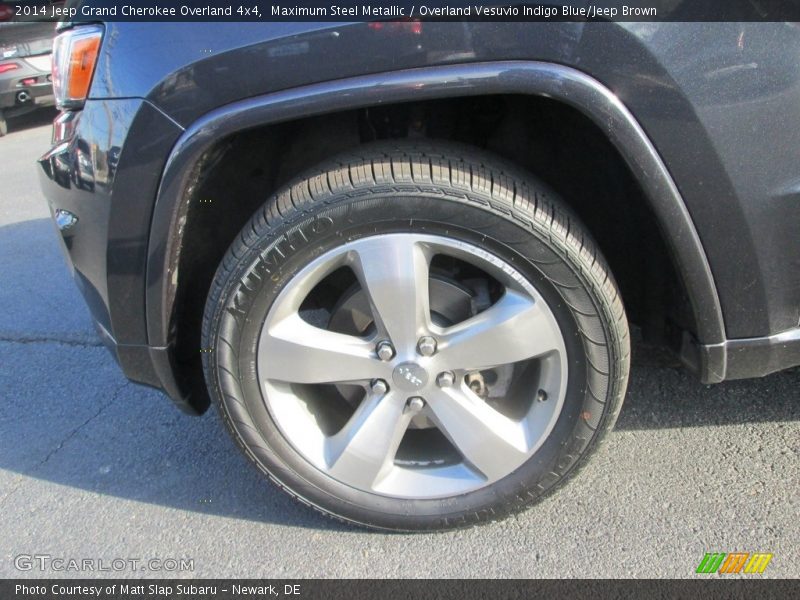 Maximum Steel Metallic / Overland Vesuvio Indigo Blue/Jeep Brown 2014 Jeep Grand Cherokee Overland 4x4