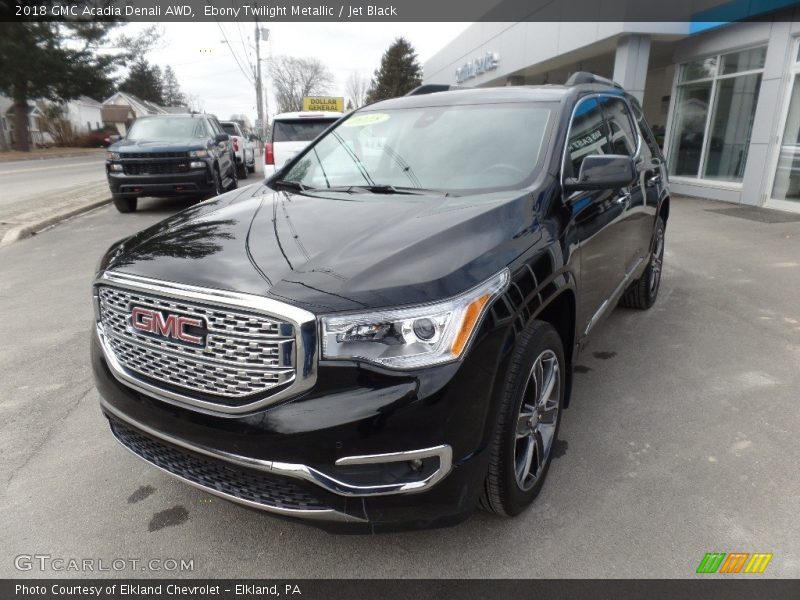 Ebony Twilight Metallic / Jet Black 2018 GMC Acadia Denali AWD