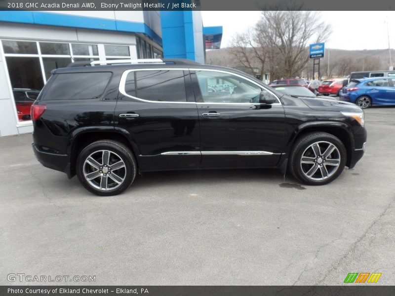 Ebony Twilight Metallic / Jet Black 2018 GMC Acadia Denali AWD