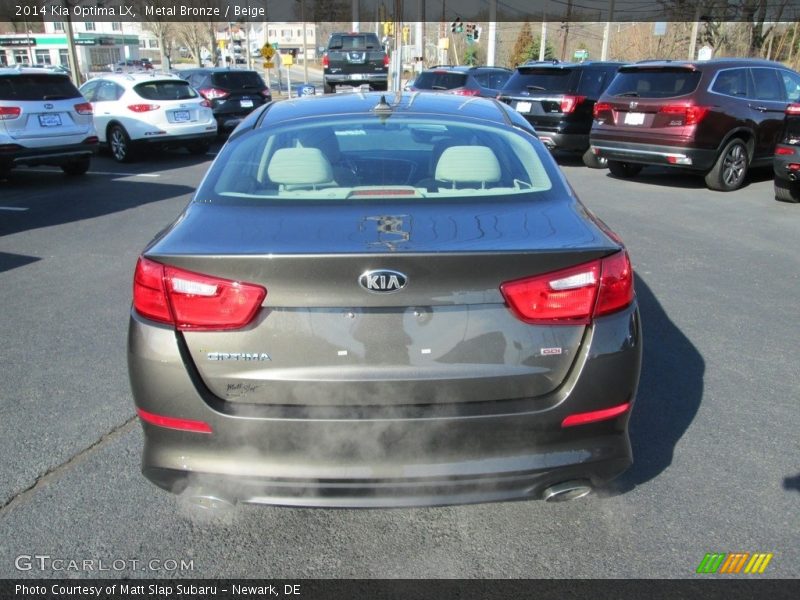 Metal Bronze / Beige 2014 Kia Optima LX