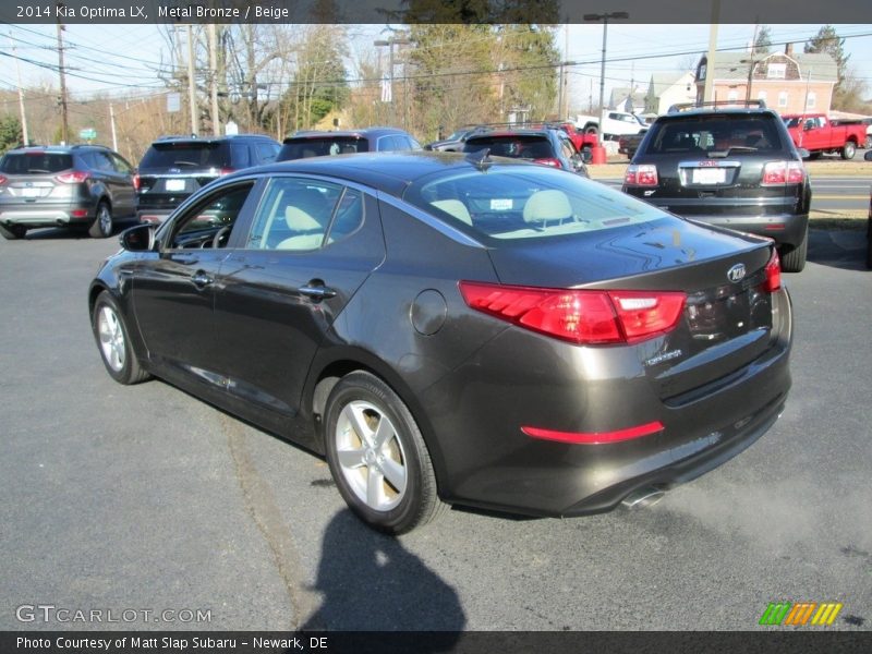 Metal Bronze / Beige 2014 Kia Optima LX