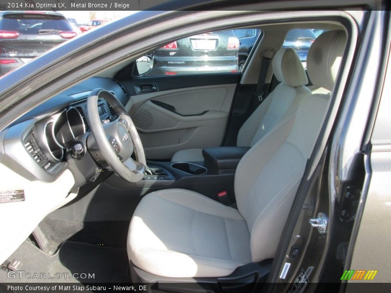 Metal Bronze / Beige 2014 Kia Optima LX