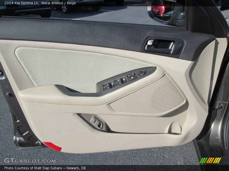Metal Bronze / Beige 2014 Kia Optima LX
