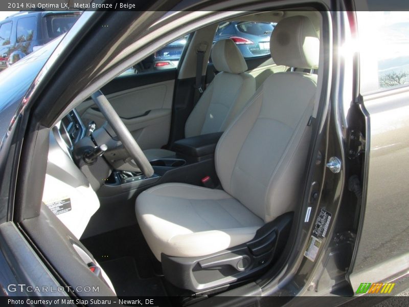 Metal Bronze / Beige 2014 Kia Optima LX