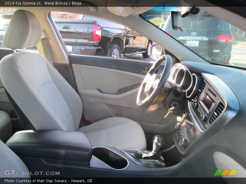 Metal Bronze / Beige 2014 Kia Optima LX