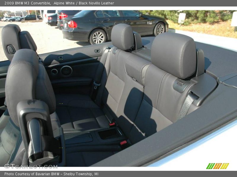 Alpine White / Black Novillo Leather 2009 BMW M3 Convertible