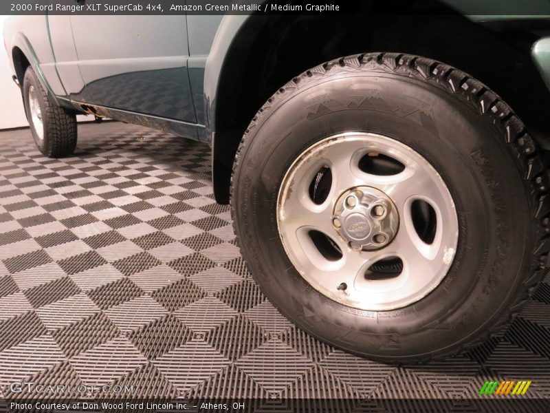 Amazon Green Metallic / Medium Graphite 2000 Ford Ranger XLT SuperCab 4x4