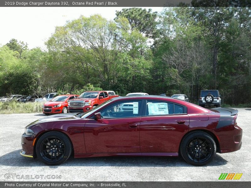 Octane Red Pearl / Black 2019 Dodge Charger Daytona 392