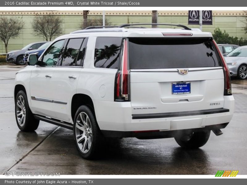 Crystal White Tricoat / Shale/Cocoa 2016 Cadillac Escalade Premium 4WD