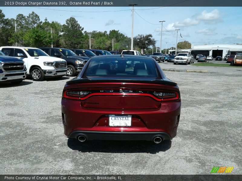 Octane Red Pearl / Black 2019 Dodge Charger Daytona 392