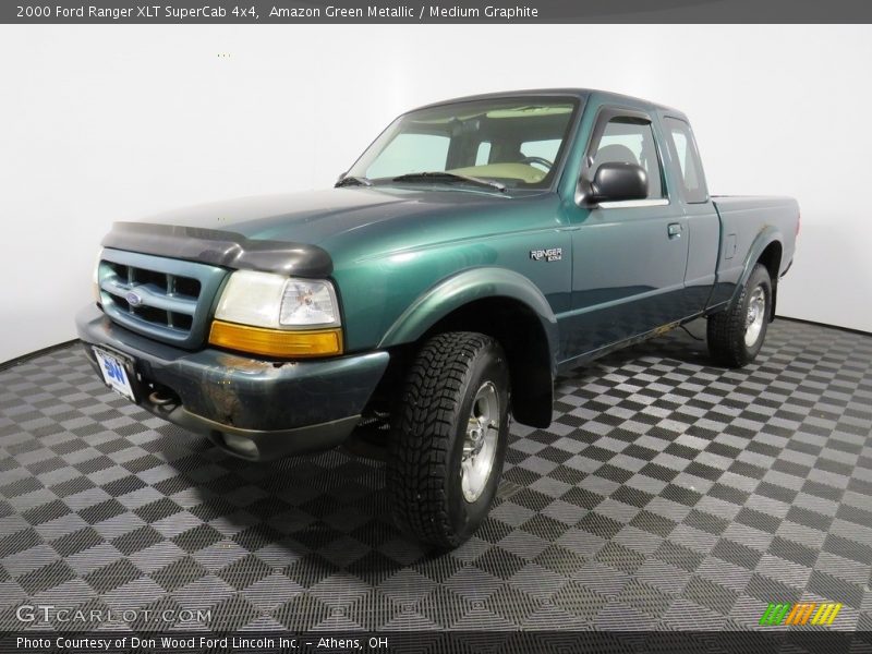 Amazon Green Metallic / Medium Graphite 2000 Ford Ranger XLT SuperCab 4x4