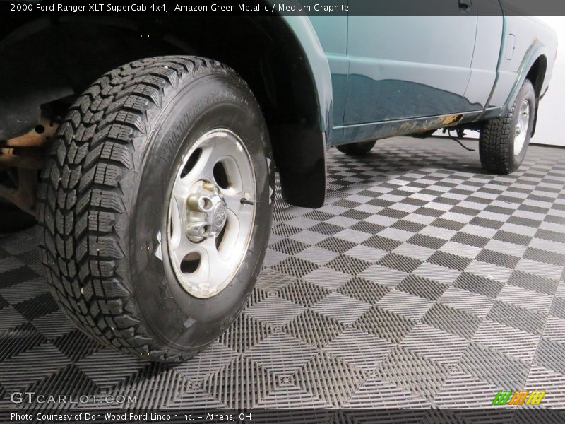 Amazon Green Metallic / Medium Graphite 2000 Ford Ranger XLT SuperCab 4x4