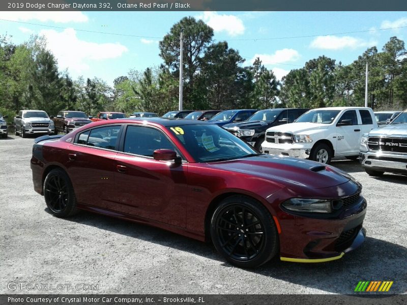 Octane Red Pearl / Black 2019 Dodge Charger Daytona 392