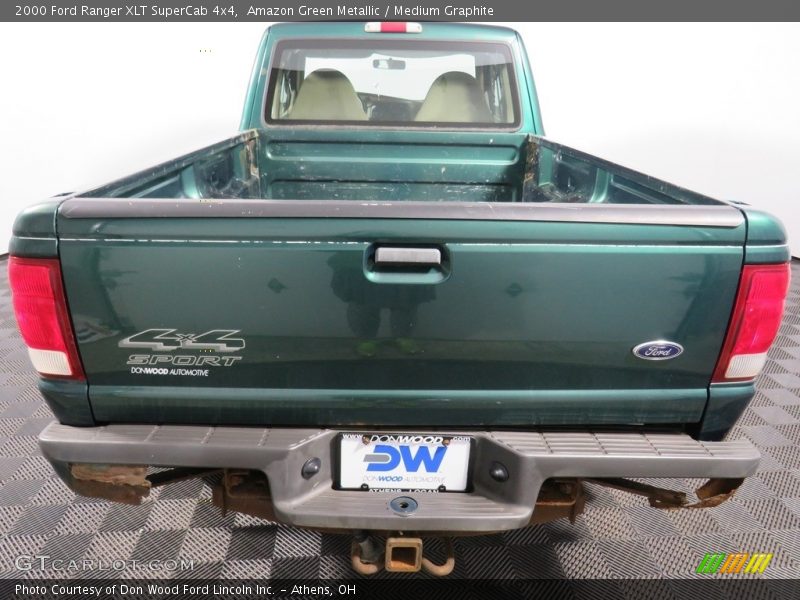 Amazon Green Metallic / Medium Graphite 2000 Ford Ranger XLT SuperCab 4x4