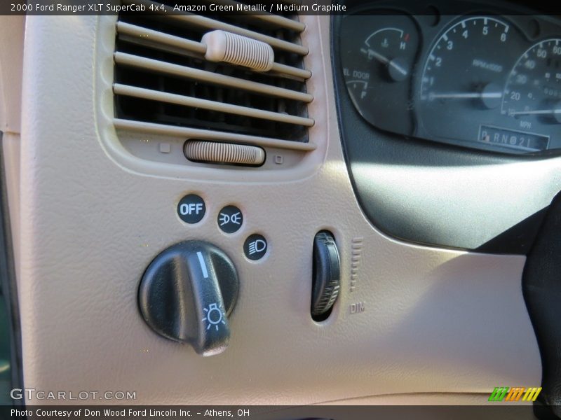 Amazon Green Metallic / Medium Graphite 2000 Ford Ranger XLT SuperCab 4x4