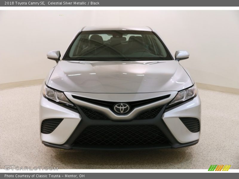 Celestial Silver Metallic / Black 2018 Toyota Camry SE