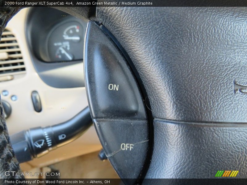 Amazon Green Metallic / Medium Graphite 2000 Ford Ranger XLT SuperCab 4x4