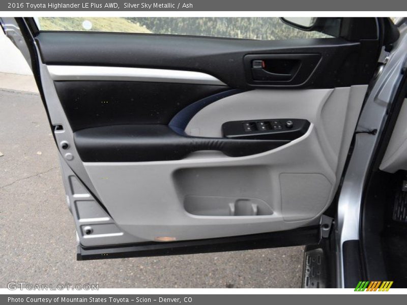 Silver Sky Metallic / Ash 2016 Toyota Highlander LE Plus AWD
