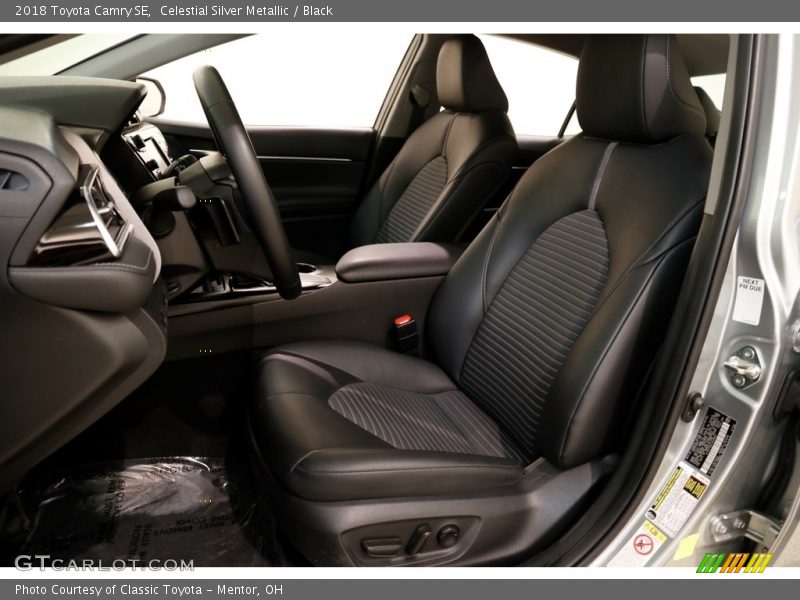 Celestial Silver Metallic / Black 2018 Toyota Camry SE