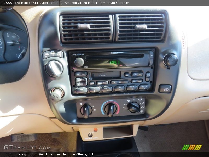 Amazon Green Metallic / Medium Graphite 2000 Ford Ranger XLT SuperCab 4x4