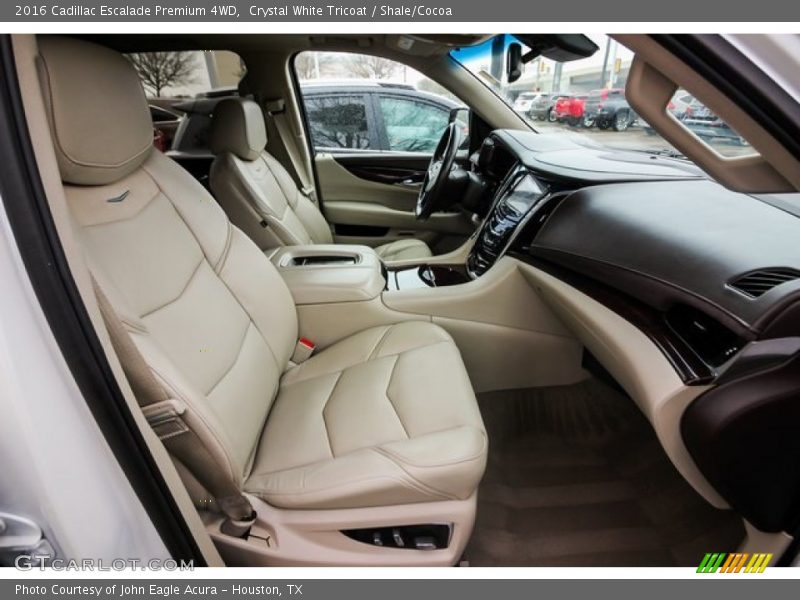Crystal White Tricoat / Shale/Cocoa 2016 Cadillac Escalade Premium 4WD