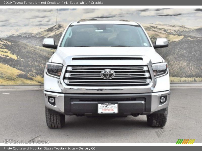 Super White / Graphite 2019 Toyota Tundra Limited CrewMax 4x4