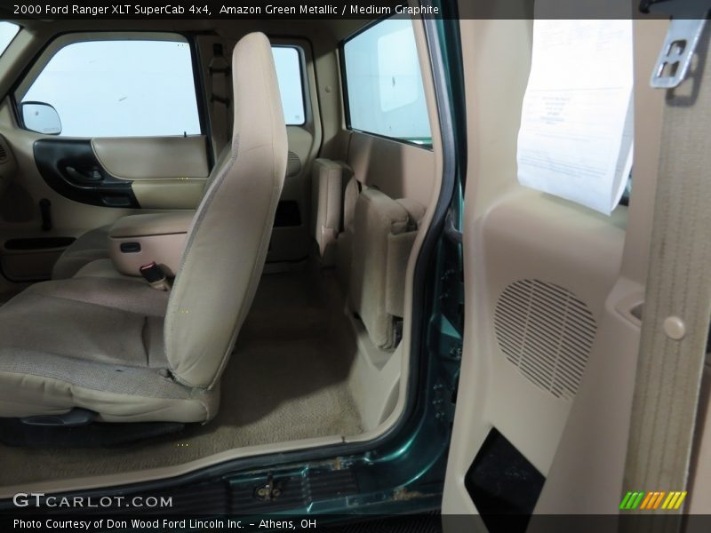 Amazon Green Metallic / Medium Graphite 2000 Ford Ranger XLT SuperCab 4x4