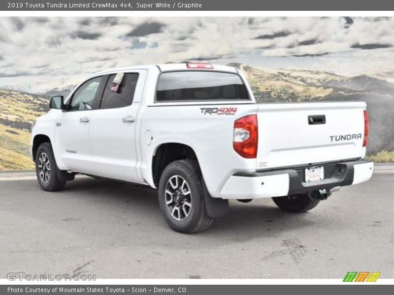 Super White / Graphite 2019 Toyota Tundra Limited CrewMax 4x4