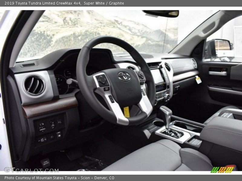 Super White / Graphite 2019 Toyota Tundra Limited CrewMax 4x4