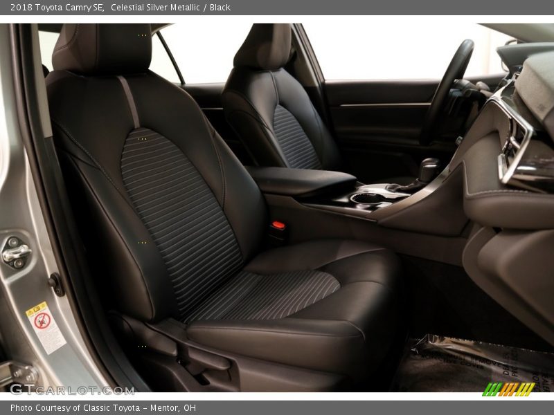 Celestial Silver Metallic / Black 2018 Toyota Camry SE