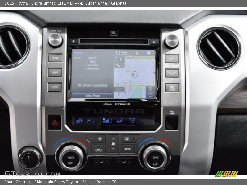 Super White / Graphite 2019 Toyota Tundra Limited CrewMax 4x4