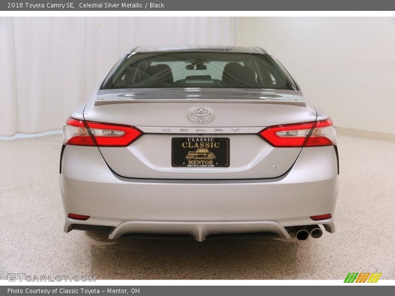 Celestial Silver Metallic / Black 2018 Toyota Camry SE