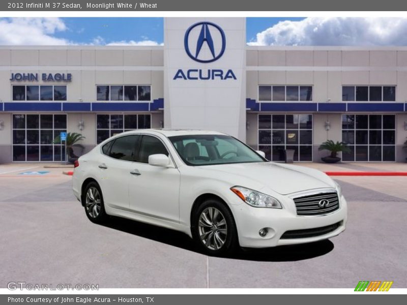 Moonlight White / Wheat 2012 Infiniti M 37 Sedan