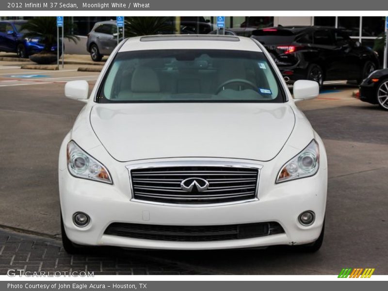 Moonlight White / Wheat 2012 Infiniti M 37 Sedan