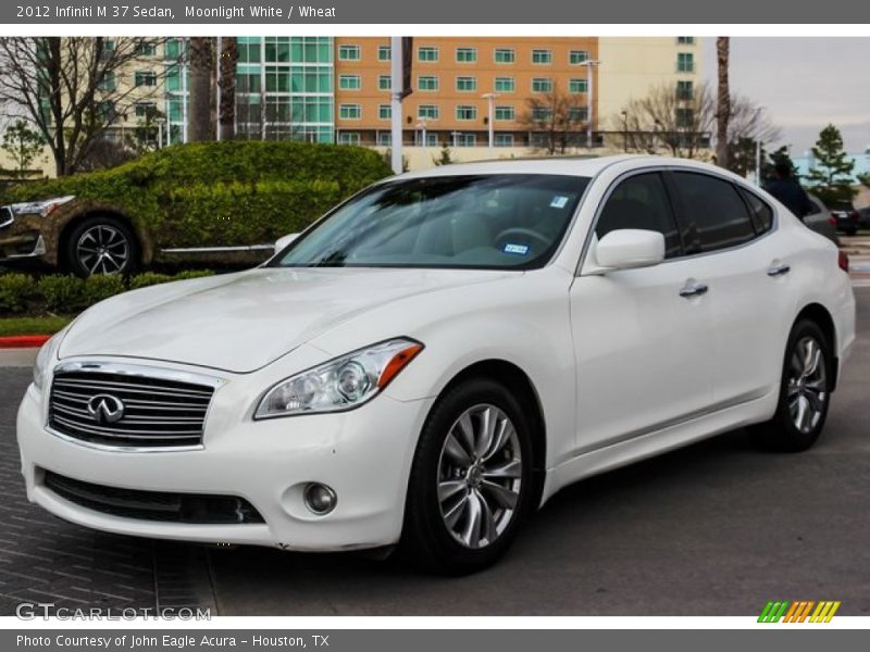Moonlight White / Wheat 2012 Infiniti M 37 Sedan