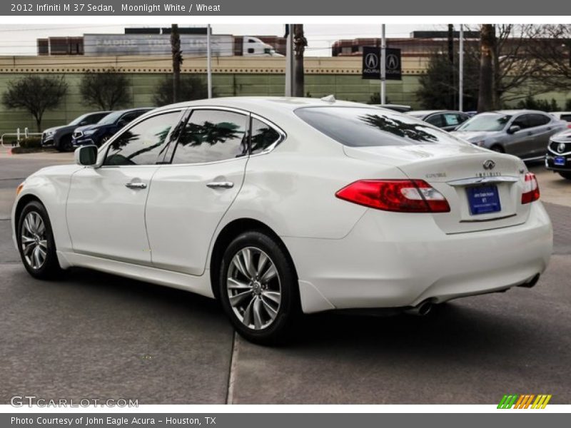 Moonlight White / Wheat 2012 Infiniti M 37 Sedan