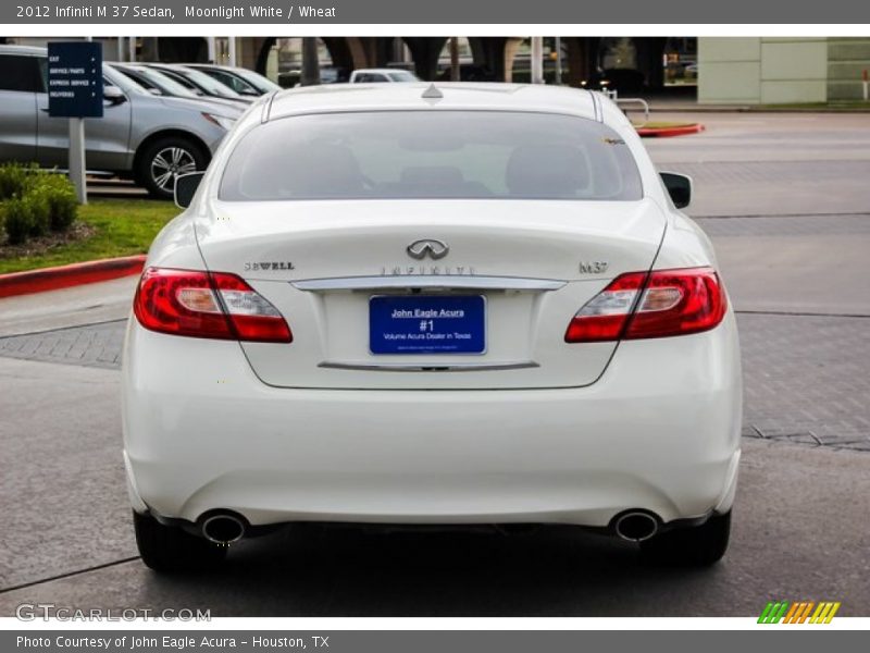Moonlight White / Wheat 2012 Infiniti M 37 Sedan