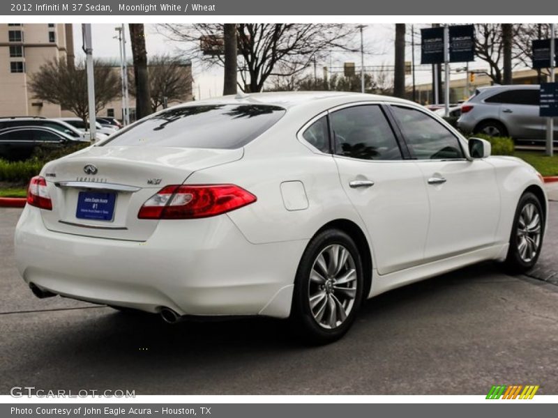 Moonlight White / Wheat 2012 Infiniti M 37 Sedan