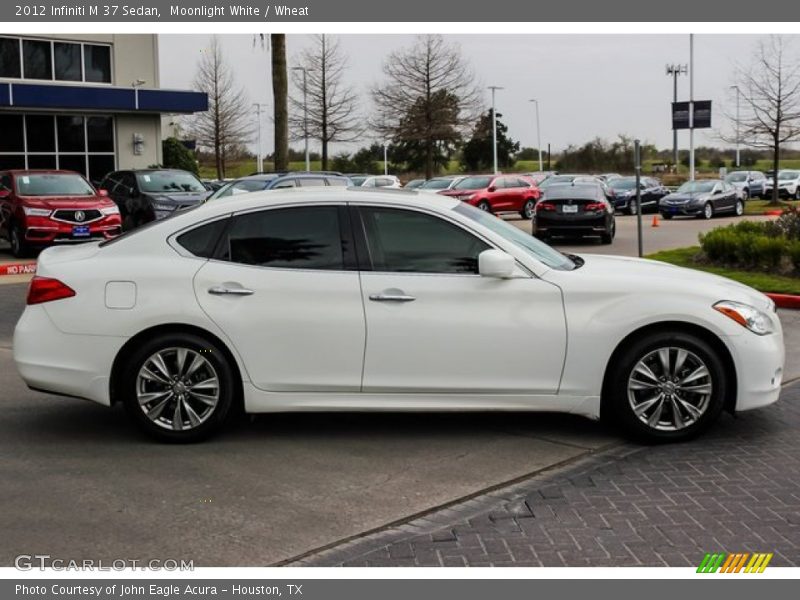 Moonlight White / Wheat 2012 Infiniti M 37 Sedan