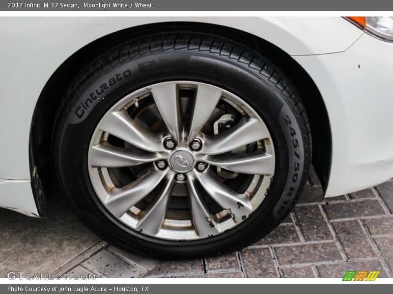 Moonlight White / Wheat 2012 Infiniti M 37 Sedan