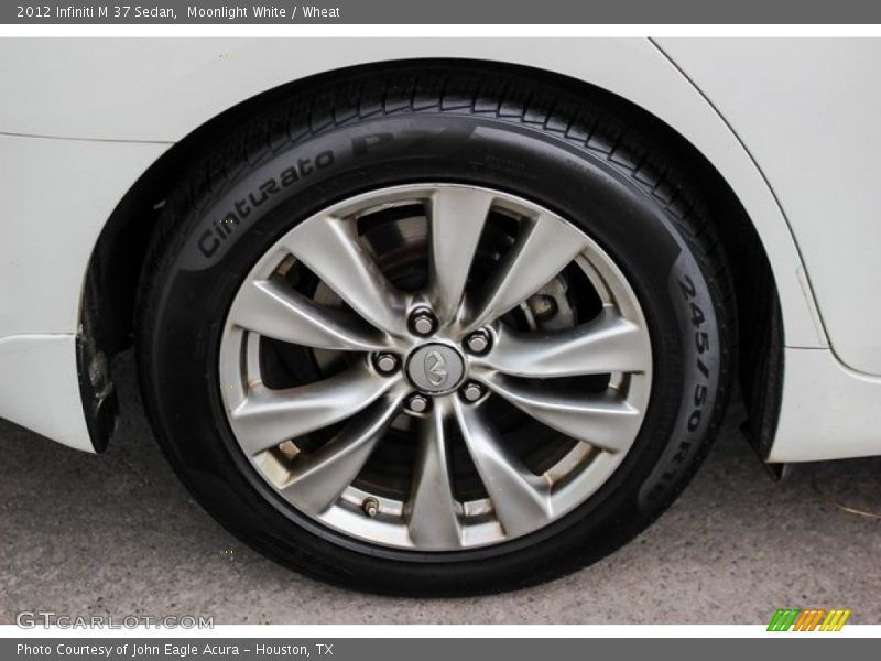 Moonlight White / Wheat 2012 Infiniti M 37 Sedan