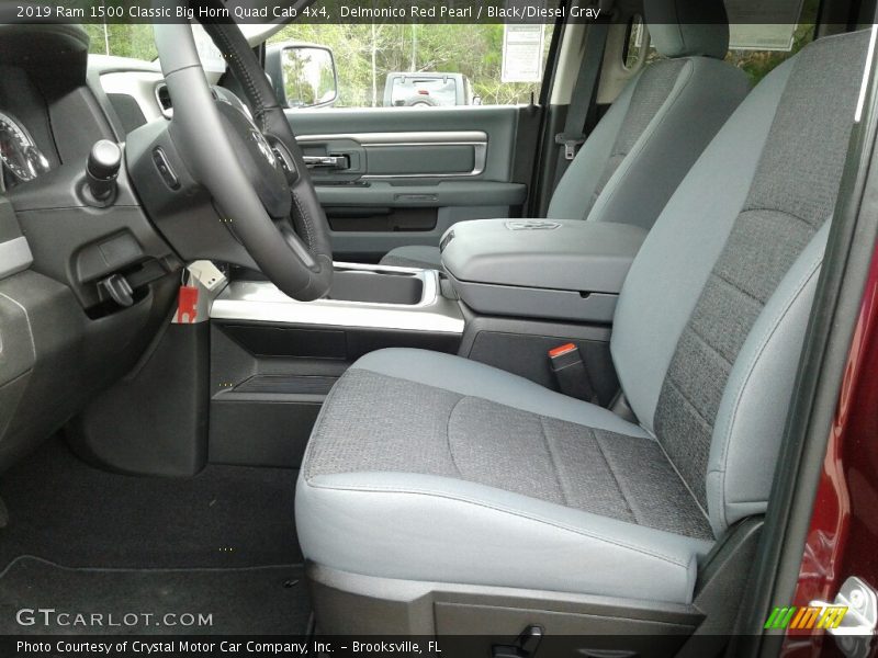 Front Seat of 2019 1500 Classic Big Horn Quad Cab 4x4