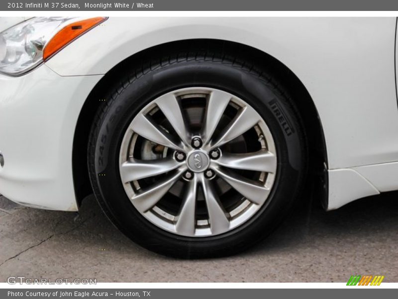 Moonlight White / Wheat 2012 Infiniti M 37 Sedan