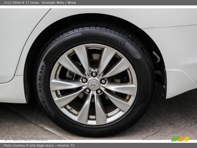 Moonlight White / Wheat 2012 Infiniti M 37 Sedan
