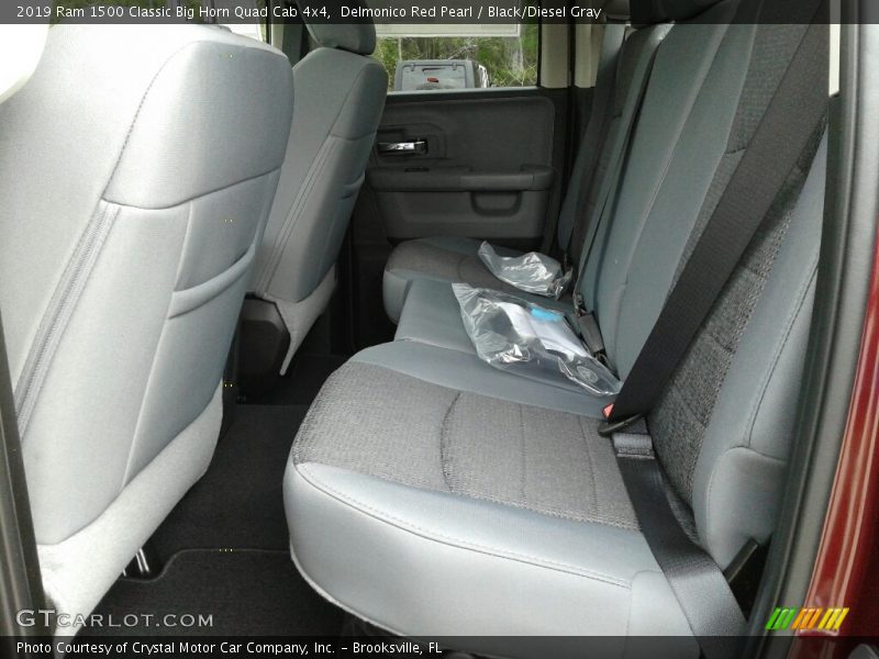 Rear Seat of 2019 1500 Classic Big Horn Quad Cab 4x4